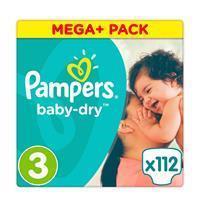 pampers Baby Dry - Maat 3 - Mega Pack - 112 luiers