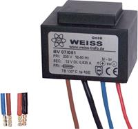 Weiss Elektrotechnik Kompaktnetzteil Transformator 1 x 230V 1 x 24 V/DC 7.50W 312mA