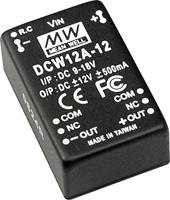 meanwell Mean Well DCW12B-12 DC/DC-converter 12 W Aantal uitgangen: 2 x