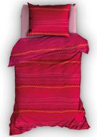 duimelot Dekbedovertrek Zigzag Rood-100 x 135 cm