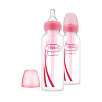 Dr. Brown's Standaardfles Duo-pack 250 ml Roze