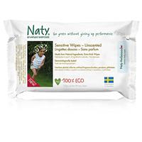 Naty Nature Babycare ECO Gevoelige Babydoekjes - Ongeparfumeerd Reispakket