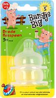 Bargje Big Silicone Speen Brede Fles Maat S (2st)