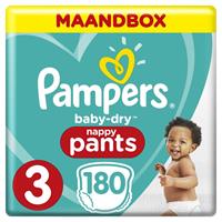 Pampers Baby Dry Pants - Maat 3 -Maandbox - 180 luiers
