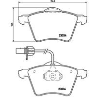 Volkswagen Remblokken set P85052