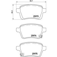 fiat Remblokken set P23156