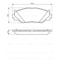 lexus Remblokken set BP1314