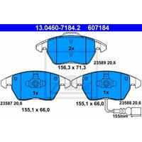 Remblokkenset, schijfrem ATE, u.a. für Skoda, VW, Seat, Audi