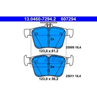 Remblokkenset, schijfrem ATE, u.a. für VW, Skoda, Audi, Seat, Cupra