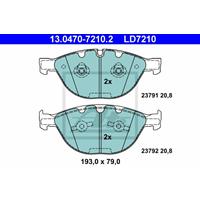 bmw Low dust Keramische remblokken 13047072102