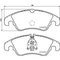 Remblokkenset, schijfrem BREMBO, u.a. für Audi