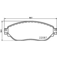 fiat Remblokkenset, schijfrem 8DB355021891