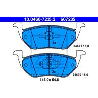 Remblokkenset, schijfrem ATE, u.a. für Mazda, Ford