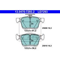 Remblokkenset, schijfrem ATE Ceramic ATE, u.a. für VW, Skoda, Seat, Audi