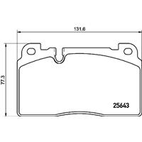 BREMBO Remblokken AUDI P 85 133 8R0698151AB,8R0698151D,8R0698151G Remblokkenset,Remblokkenset, schijfrem 8R0698151J,8R0698151K,95B698151H,8R0698151D