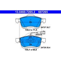 Remblokkenset, schijfrem ATE, u.a. für Fiat, Lancia, Opel, Vauxhall