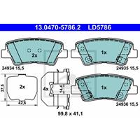 kia Low dust Keramische remblokken