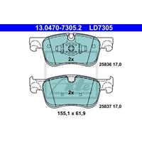 citroen Low dust Keramische remblokken