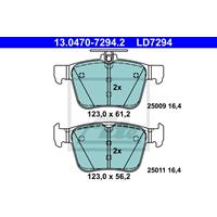 Remblokkenset, schijfrem ATE Ceramic ATE, u.a. für VW, Skoda, Audi, Seat, Cupra