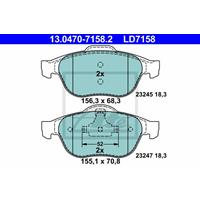 renault Low dust Keramische remblokken 13047071582