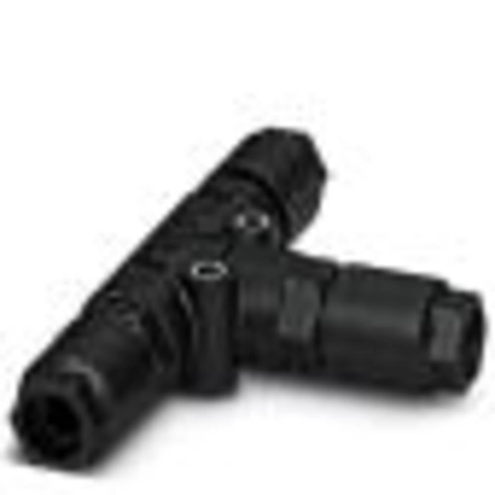 phoenixcontact Phoenix Contact 1414712 Ronde connector verdeler Totaal aantal polen: 2 + PE Serie (ronde connectors): QPD 1 stuk(s)