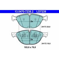 bmw Low dust Keramische remblokken 13047072392