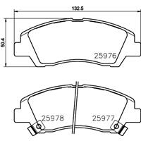 hyundai Remblokkenset, schijfrem 8DB355023001