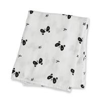 Lulujo Panda - Bamboe swaddle grote multidoek 120 x 120 cm