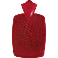 Kunststof kruik rood 1,8 liter zonder hoes - warmwaterkruik