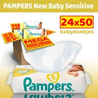 Pampers New Baby Sensitive billendoekjes voor een pasgeboren baby - 36 x 50