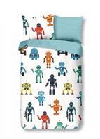 goodmorning Good Morning Kinder-Bettwäsche-Set Robots 135×200 cm Mehrfarbig