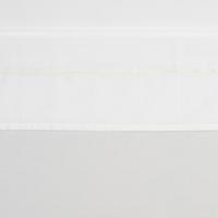 Meyco Ledikantlaken Wit Met Velours Bies Offwhite 100 x 150 cm