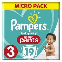 Pampers Baby Dry Pants - Maat 3 - Micro Pack - 19 luierbroekjes
