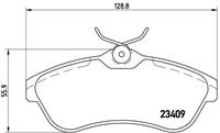citroen Remblokkenset, schijfrem BREMBO XTRA LINE