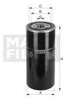 Filter, hydrauliek MANN-FILTER WD 13 145/14