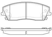 chrysler Remblokken set