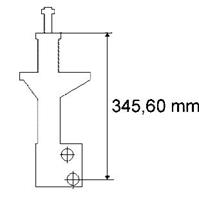 Stoßdämpfer Vorderachse Sachs 230 315