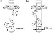 KYB Stoßdämpfer 3338004 Stoßdämpfersatz PEUGEOT,2008