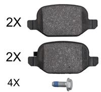 fiat Remblokken set