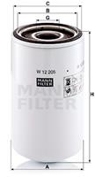 MANN-FILTER Ölfilter W 12 205 Motorölfilter,Wechselfilter