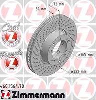 porsche Remschijf Formula Z links