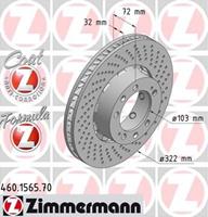 porsche Remschijf Formula Z rechts