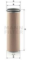 Secundair filter MANN-FILTER CF 2100