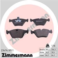 bmw Remblokkenset 234741951