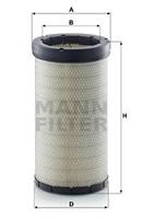 Secundair luchtfilter MANN-FILTER CF 22 160