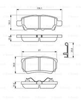 mitsubishi Remblokken set