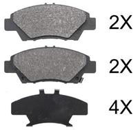 honda Remblokken set