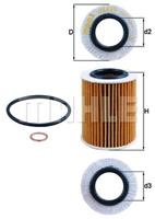 mahleoriginal MAHLE ORIGINAL Ölfilter OX 825D Motorölfilter,Wechselfilter BMW,1 F20,3 Touring F31,3 F30, F35, F80,1 F21