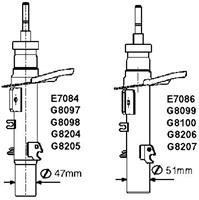 Stoßdämpfer 'MONROE ORIGINAL (Gas Technology)' | MONROE (G8206)