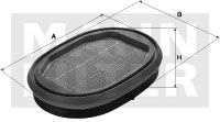 Secundair filter MANN-FILTER CF 2550